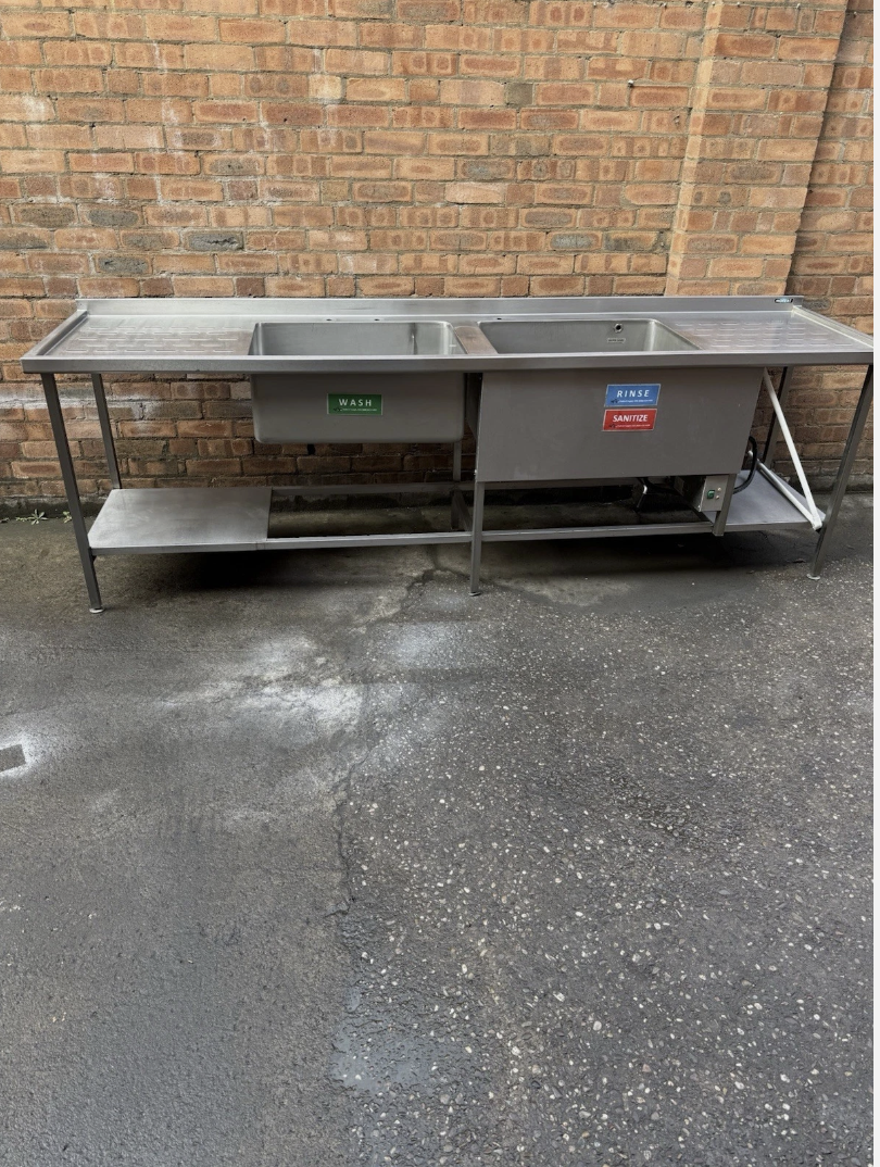 Commercial Catering Double Bowl Sink