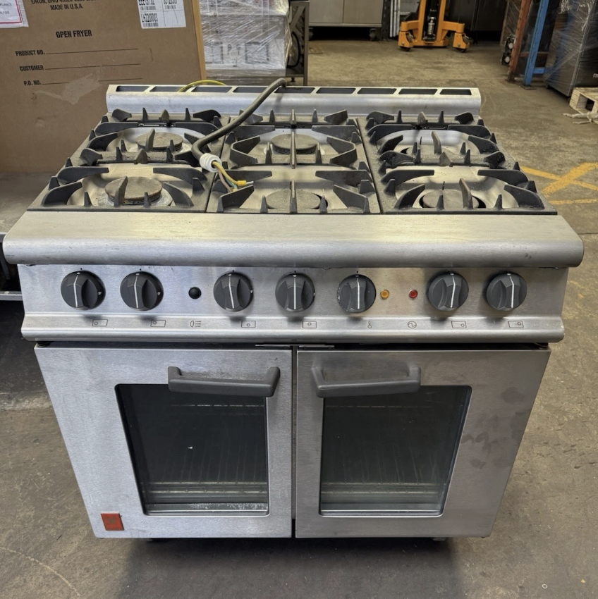 Falcon G3106 6 Burner Gas Cooker with Electric Convection Oven