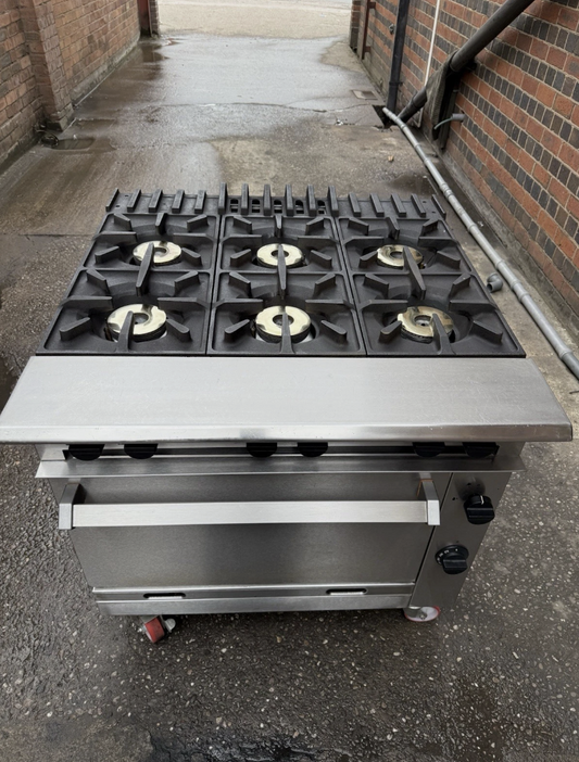 Falcon Chieftain G1066X/N 6 Burner Natural Gas Cooker with Oven