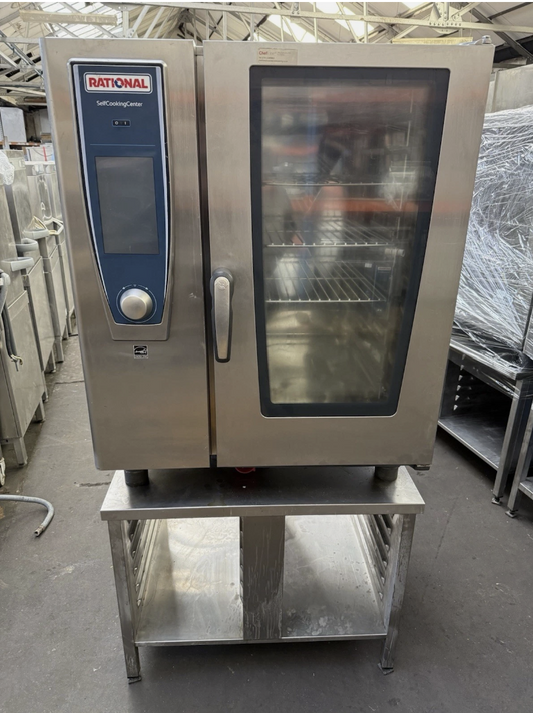 Rational SCCWE 101E Electric Combi Oven – 10 Grid with UG2 Stand