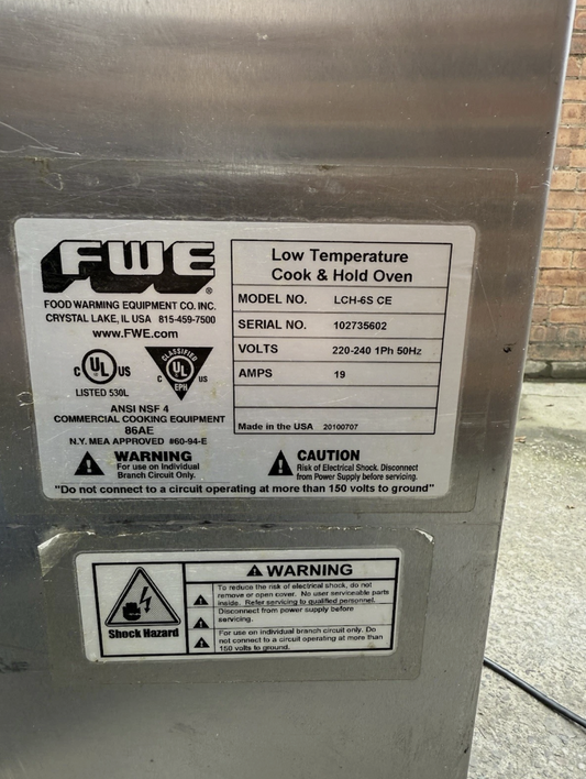 FWE COOK & HOLD CABINET