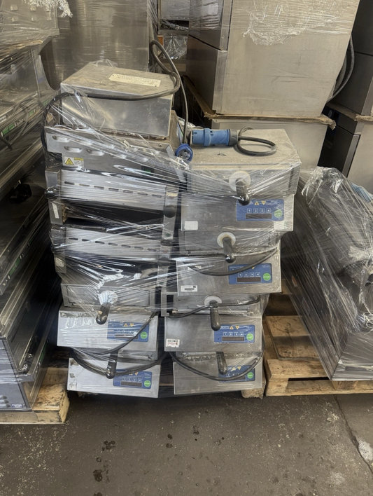 Pallet of Commercial Catering Equipment – Prince Castle Steamers & Antunes Muffin Toaster – Trade Sale