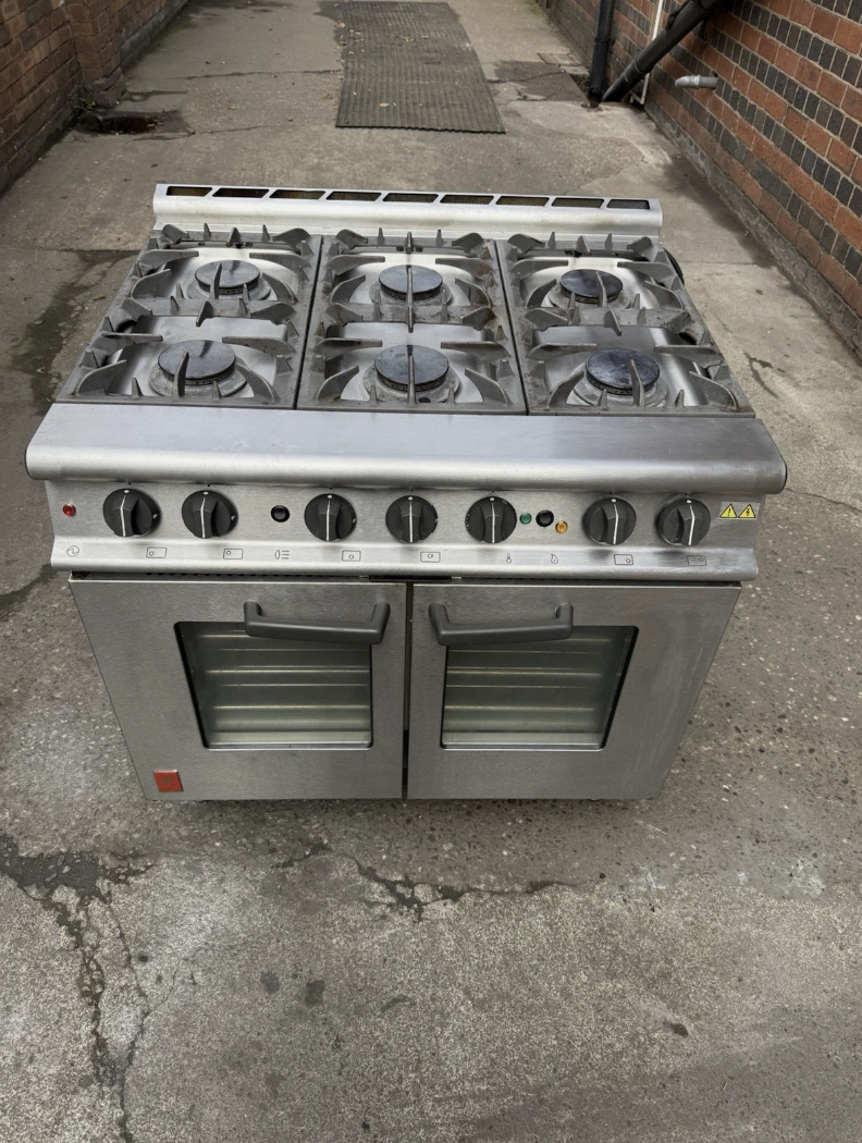Falcon G3106 Heavy Duty 6 Burner Cooker with Convection Oven