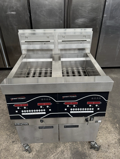 Henny Penny Evolution Elite Twin tank LPG Gas Fryer – 4 Basket