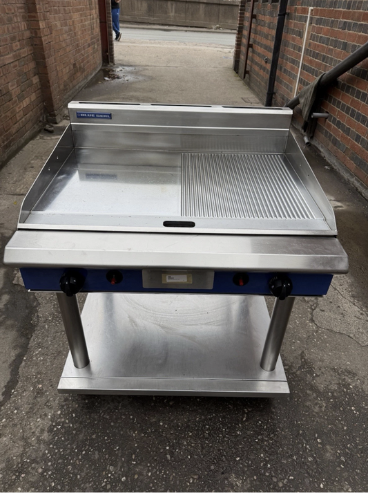 Blue Seal Chrome Gas Griddle – 90cm with Stand