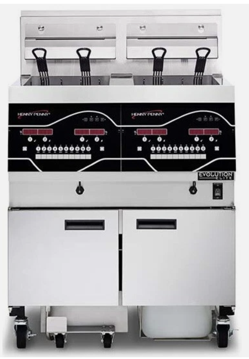 HENNY PENNY EVOLUTION ELITE TWIN tank LPG GAS FRYER