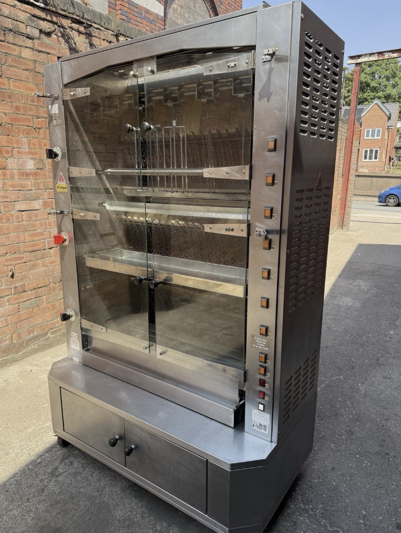 ROTISOL GRAND FLAMME GAS ROTISSERIE – 8 SPIT MODEL