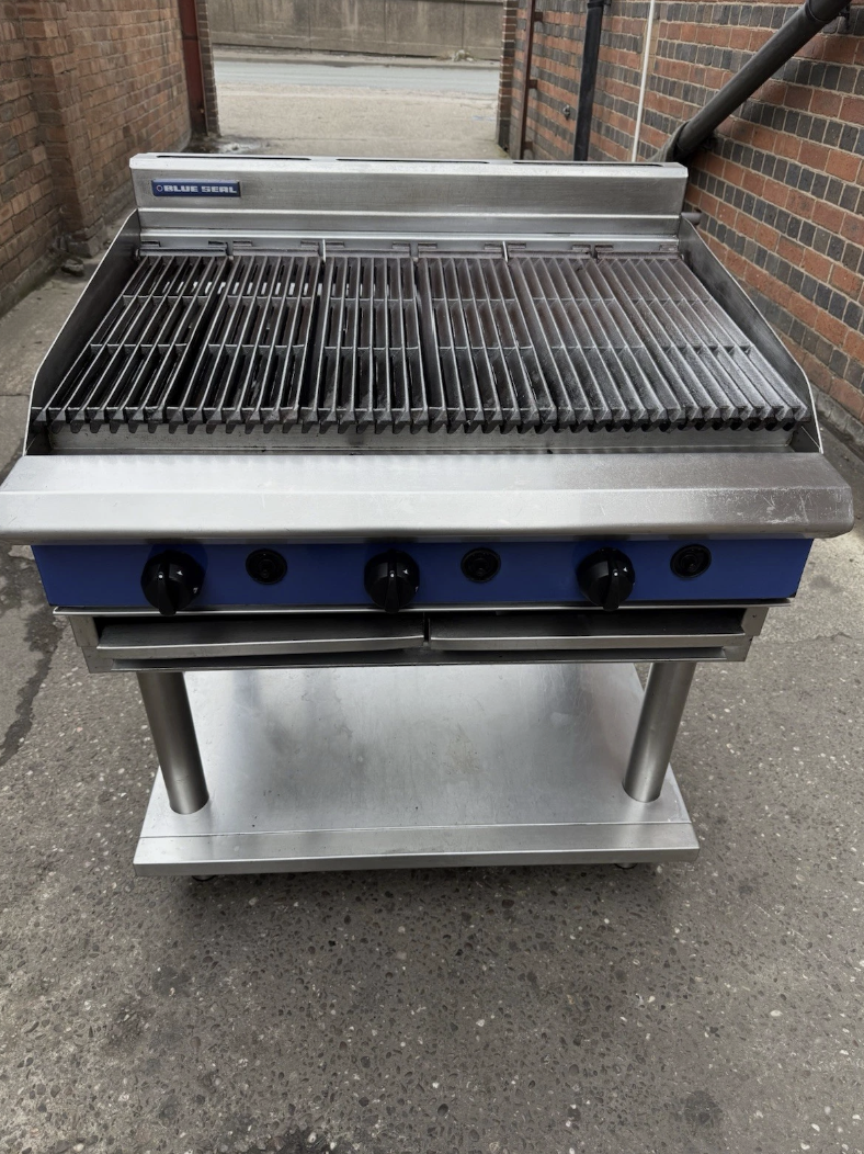 Blue Seal Gas Chargrill – 90cm with Stand