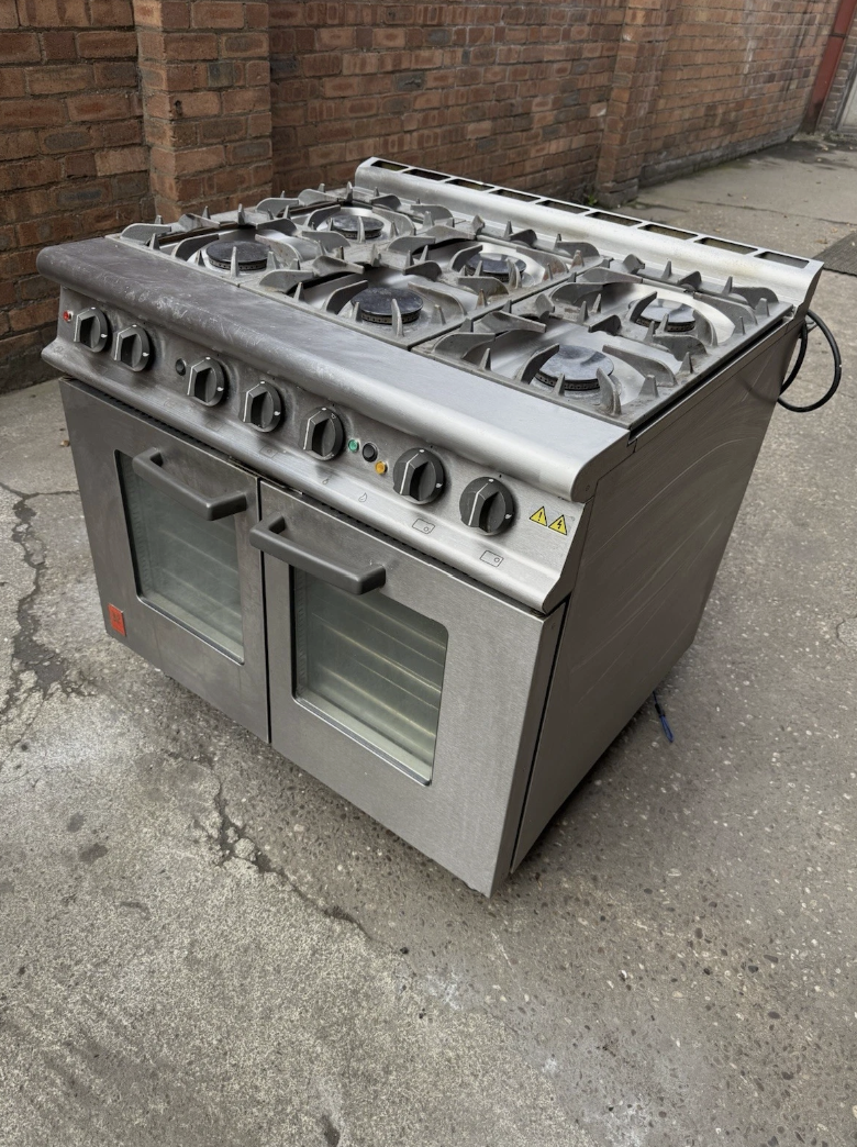 Falcon G3106 Heavy Duty 6 Burner Cooker with Convection Oven