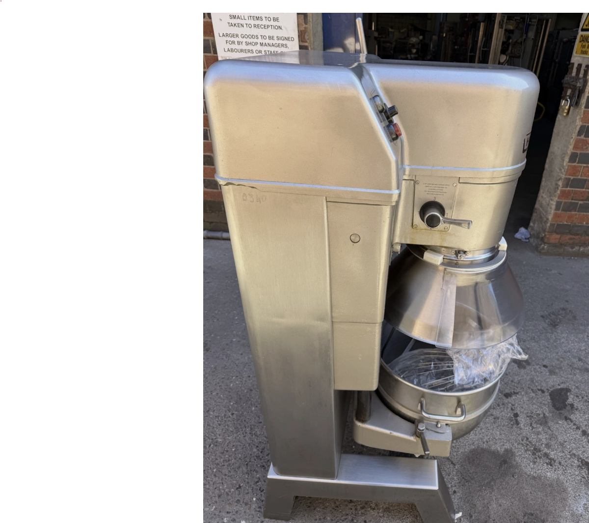 Hobart HSM40 40 Quart Mixer – 3 Phase