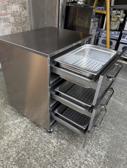 Hatco HDW-3 Heated 3 Drawer Cabinet