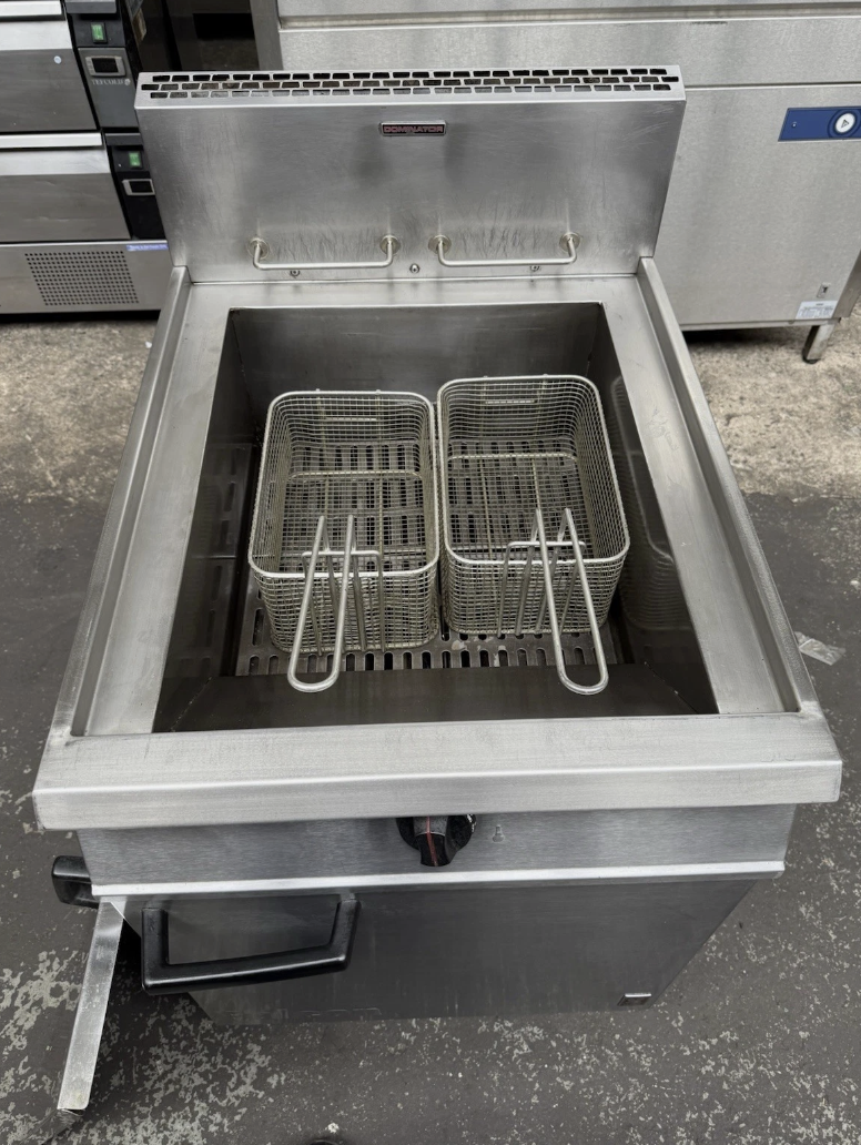 Falcon Dominator Twin Basket Gas Fryer – Single Tank