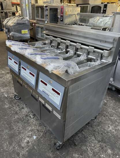 HENNY PENNY LOV 6-BASKET ELECTRIC FRYER – TRIPLE SPLIT TANK
