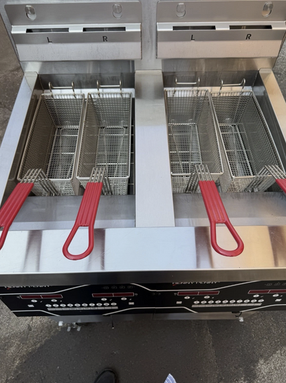 Henny Penny Evolution Elite Twin tank LPG Gas Fryer – 4 Basket