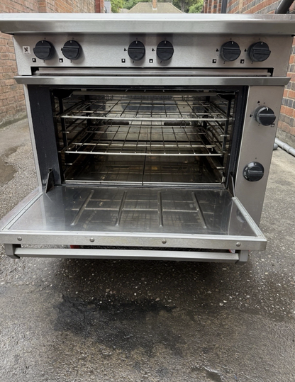 Falcon Chieftain G1066X/N 6 Burner Natural Gas Cooker with Oven