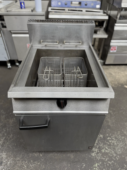 Falcon Dominator Twin Basket Gas Fryer – Single Tank