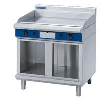 Blue Seal 900mm Gas Dual Griddle & Optional Chrome Plate (GP516-B)