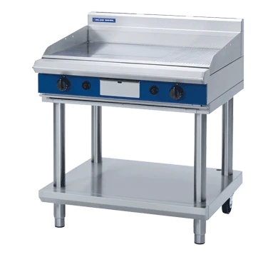 Blue Seal 900mm Gas Dual Griddle & Optional Chrome Plate (GP516-B)